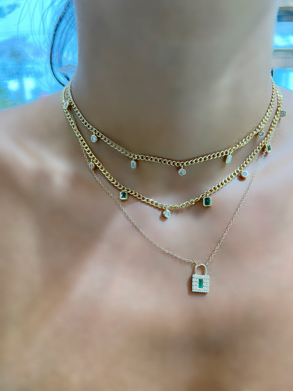 Emerald Lilou Necklace