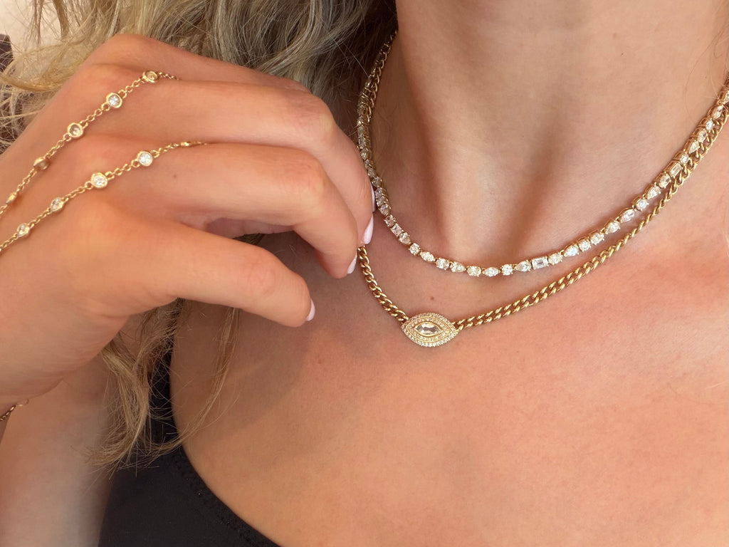 Cuban Eye Necklace