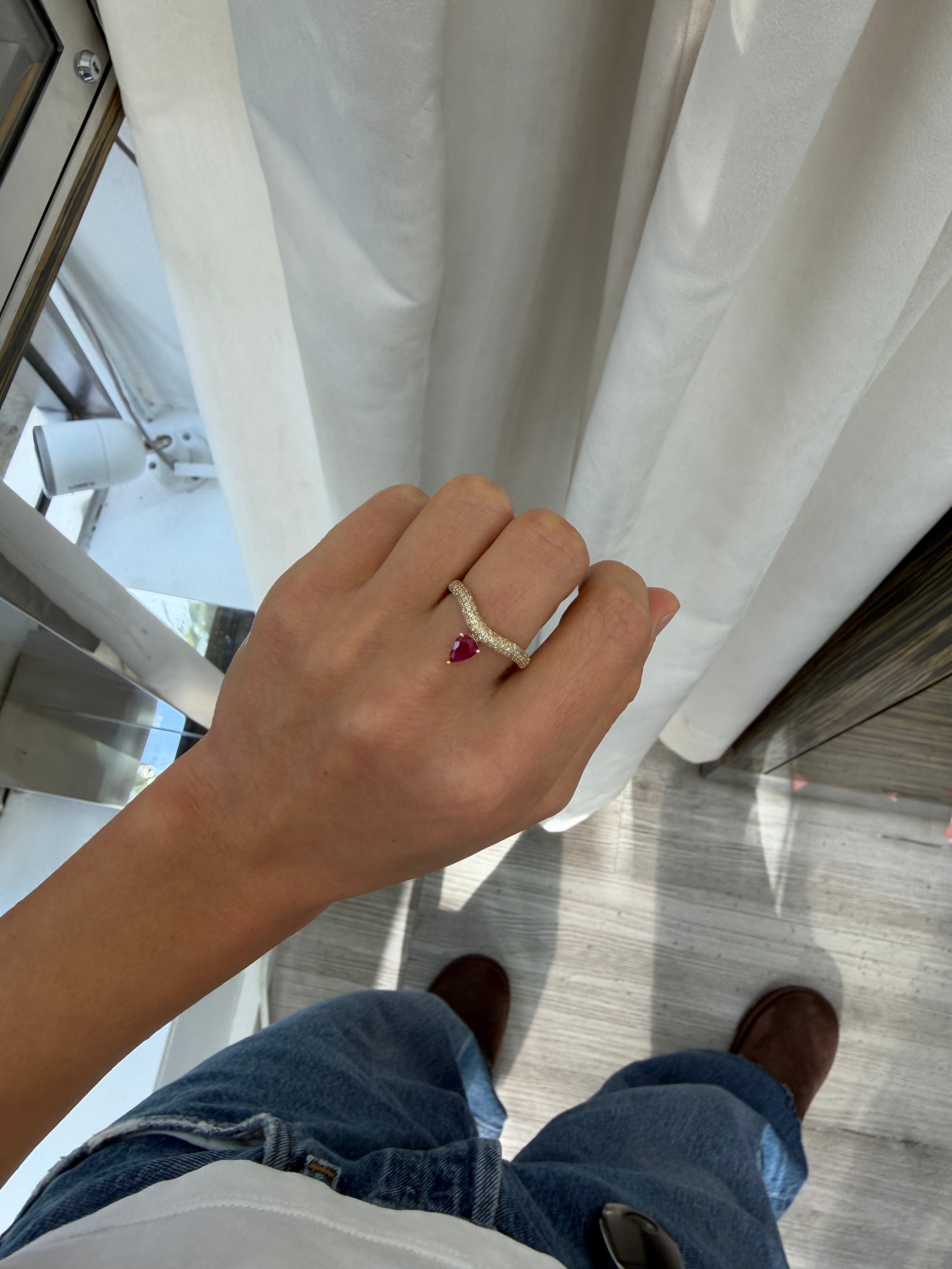 Ruby Chloe Ring