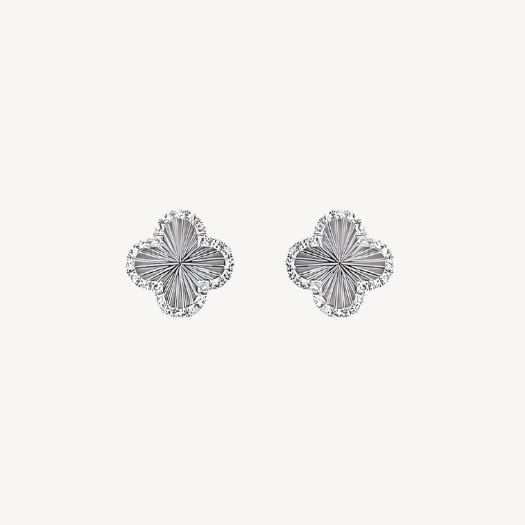 Edge Clover Studs