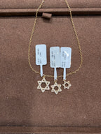Pave Star of David Pendant - Large