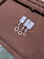 Pave Star of David Pendant - Small