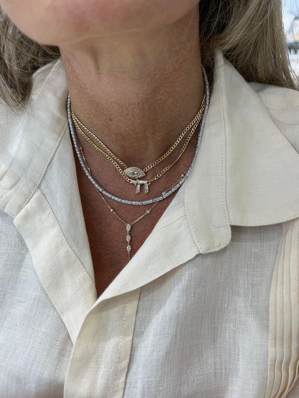 Hard Tennis Necklace