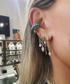Emerald Ear Cuff