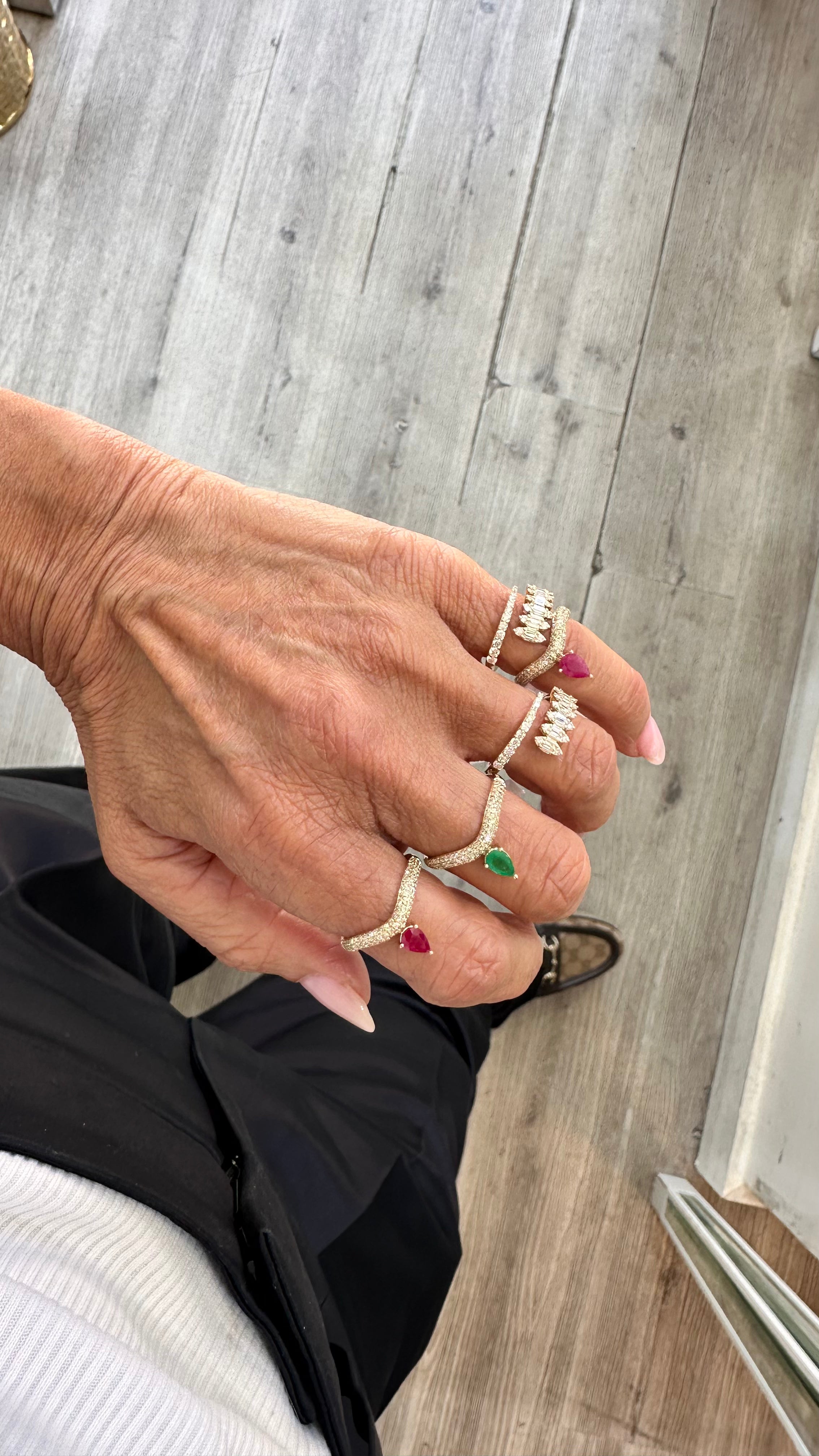 Ruby Chloe Pinky Ring