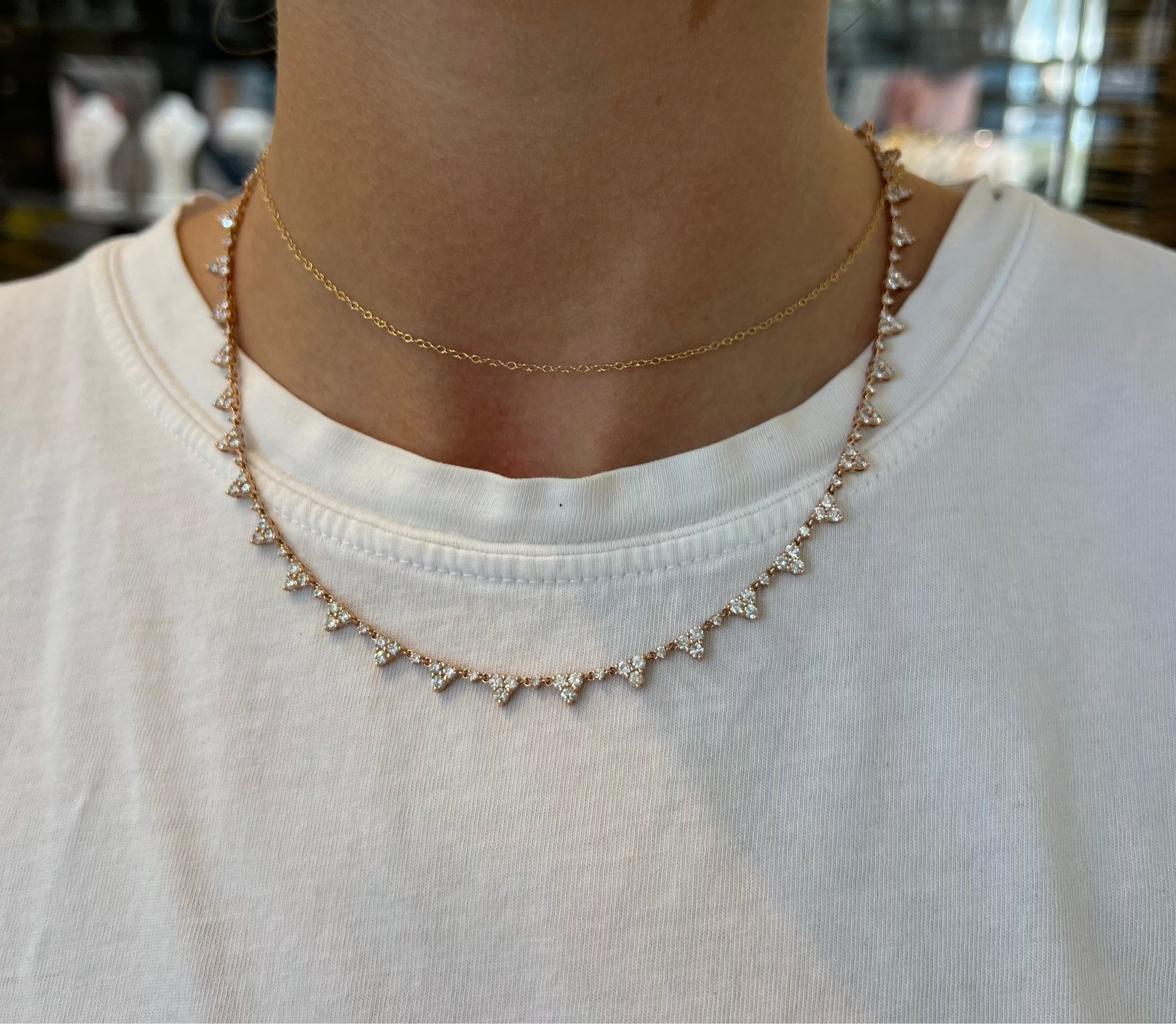 Trielle Tennis Necklace