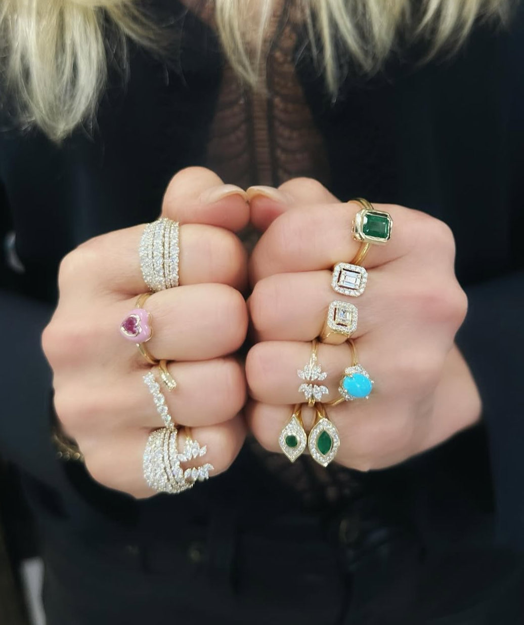 Verdant Eye Pinky Ring