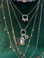 Paperclip Charm Holder Necklace