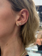 Rectangle Pave Studs