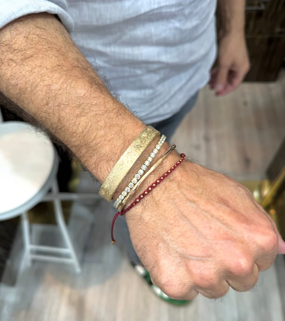Men's Limited Engraved Bangle