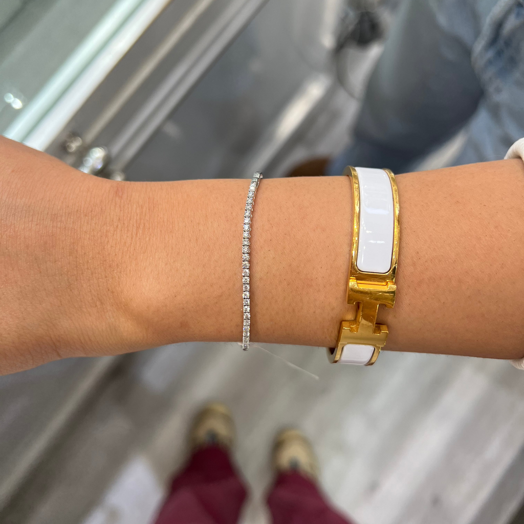 Halfway Tennis Bracelet