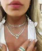 Elle Necklace in Emerald