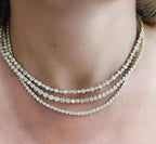 Bezel 4ct Tennis Necklace