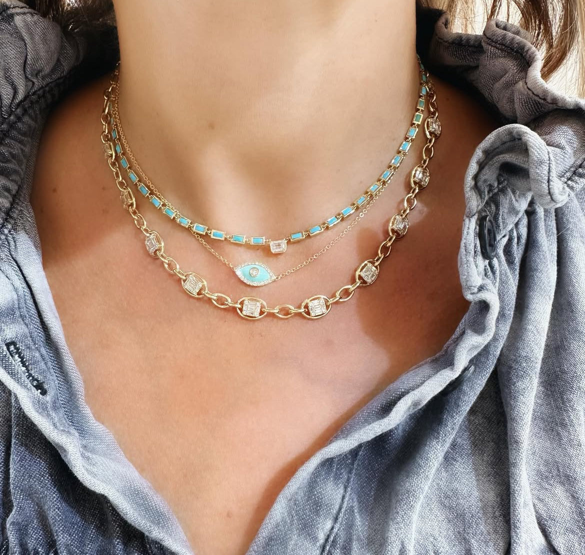 Gilded Links Necklace