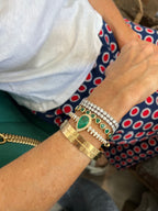 Elira Emerald Bangle