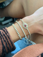 Ruby Velma Tennis Bracelet