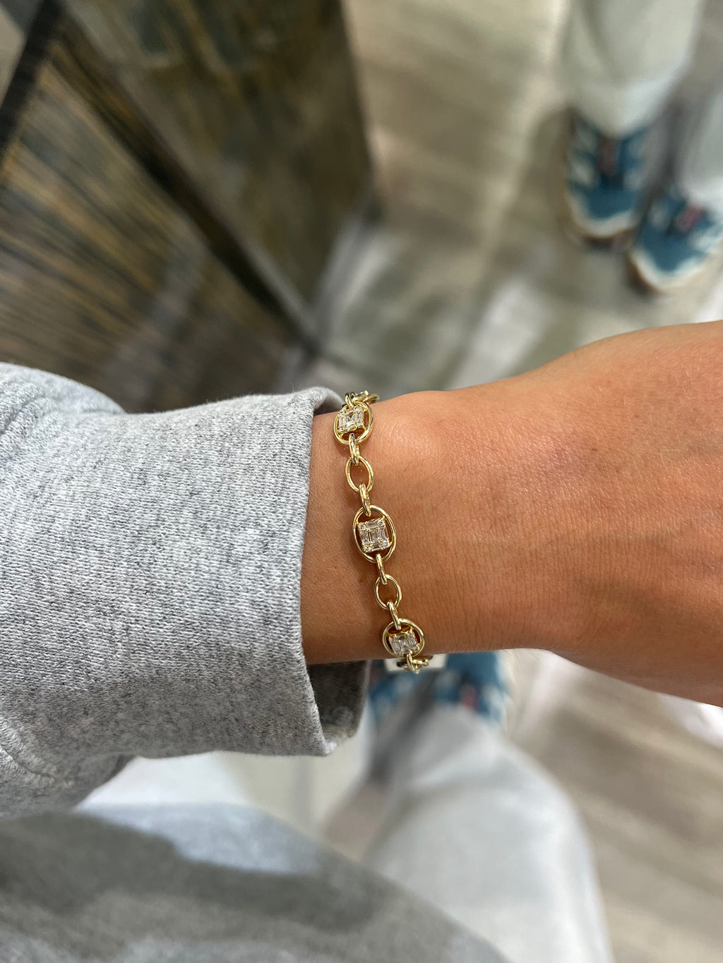 Gilded Links Bracelet