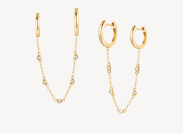 Double Hoop Single Earring