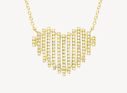 Radio Heart Necklace