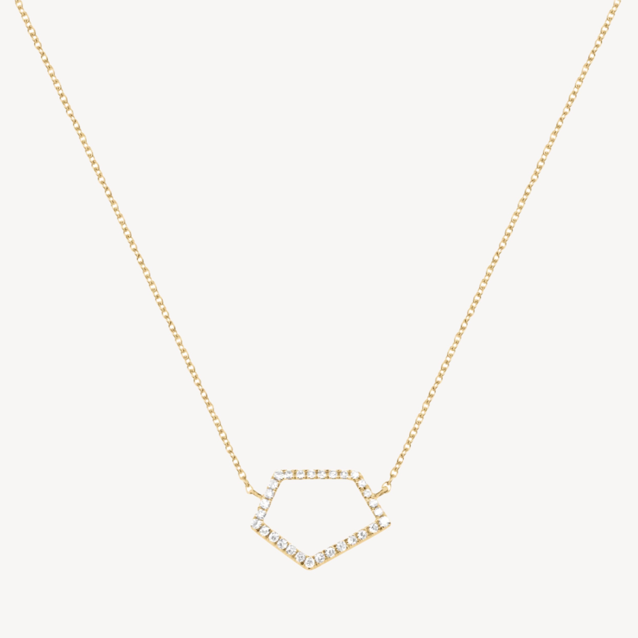 Open Pentagon Necklace