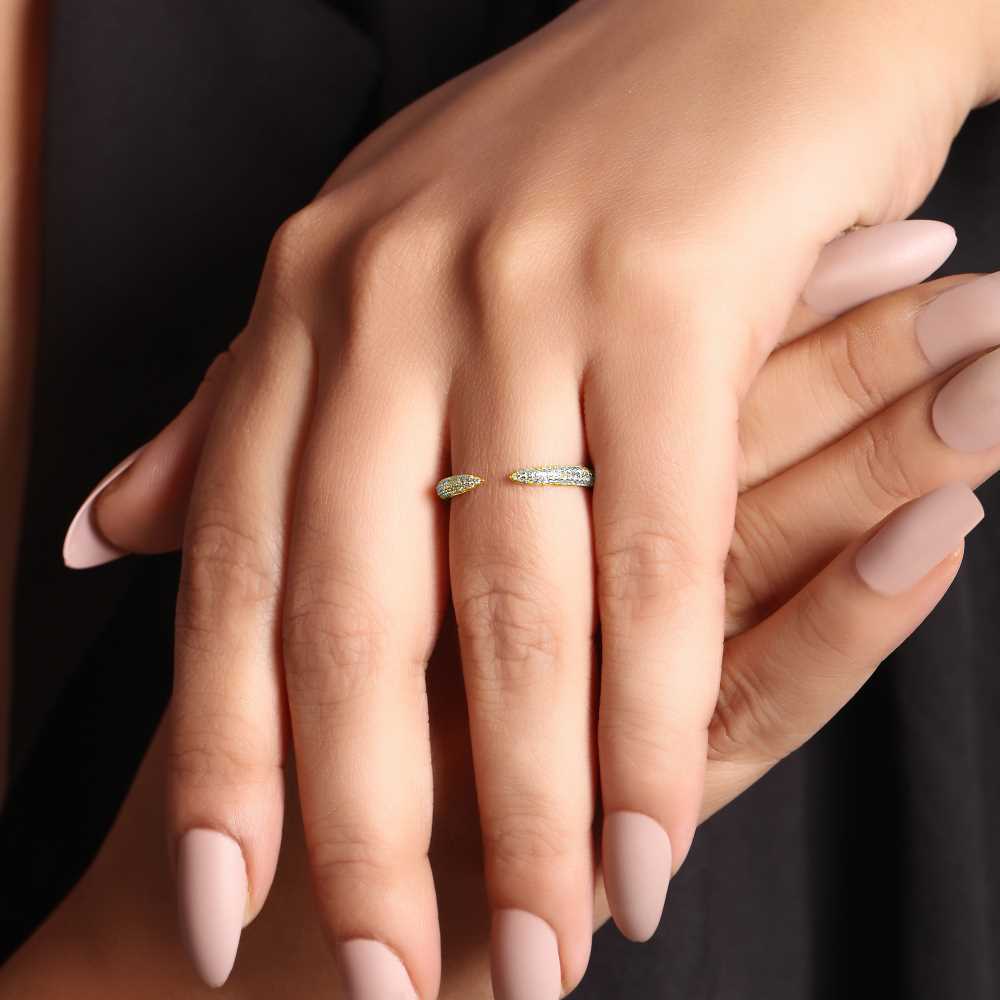 Pave Horn Ring