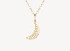 Waning Crescent Necklace