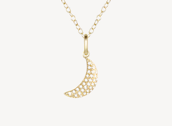 Waning Crescent Necklace