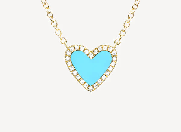 Maxi Turquoise Heart Necklace