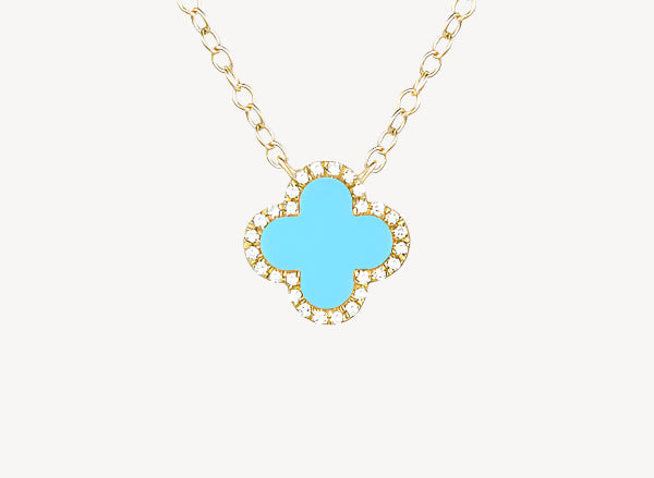 Turquoise Colver Necklace