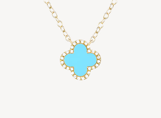 Turquoise Colver Necklace