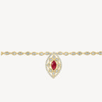 Elle Necklace in Ruby