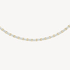 Halfway Baguette Tennis Necklace