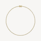 Bezel 4ct Tennis Necklace