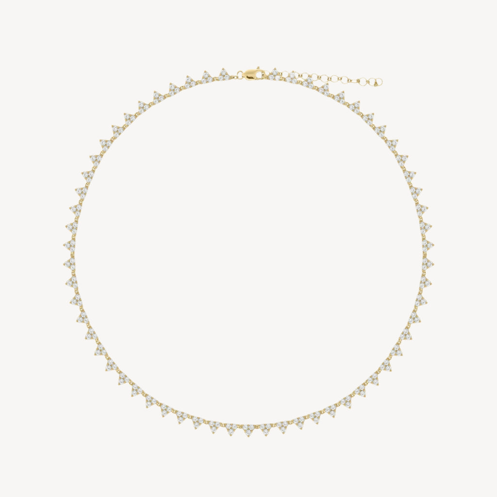 Triad Tennis Necklace