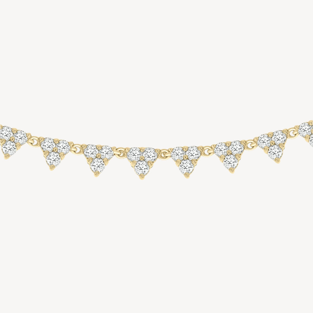 Triad Tennis Necklace