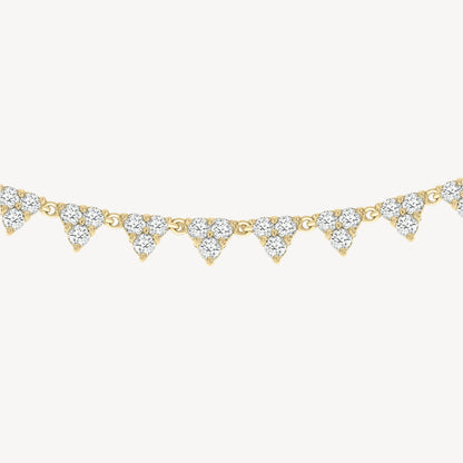Triad Tennis Necklace