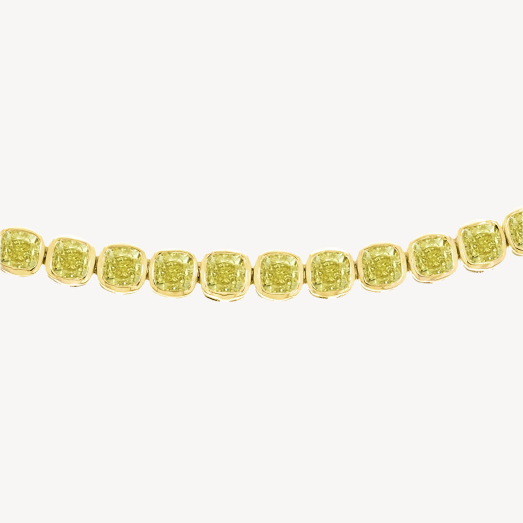 Yellow Diamond Necklace