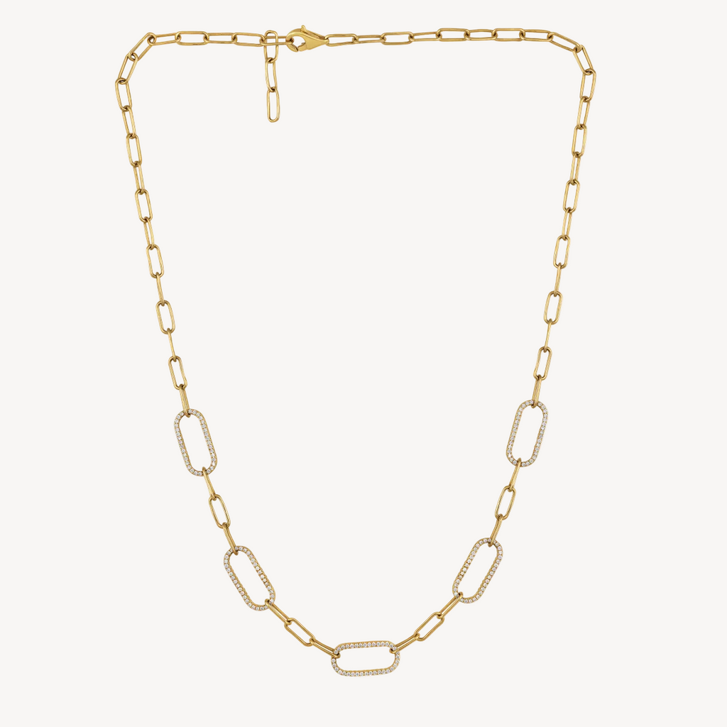 Paperclip Link Necklace