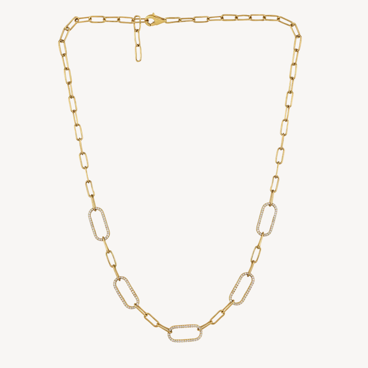 Paperclip Link Necklace