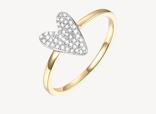 Gigi Heart Pinky Ring