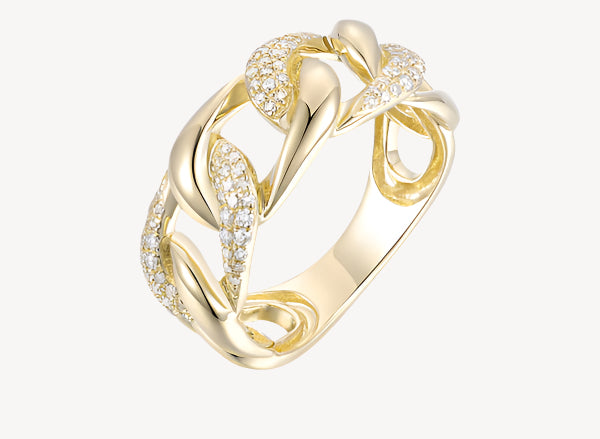 Alt. Cuban Link Ring
