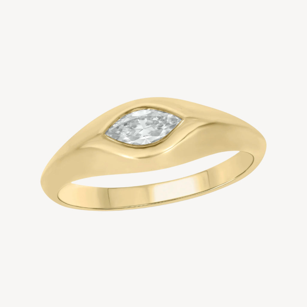 Marquise Pinky Ring