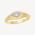 Marquise Pinky Ring