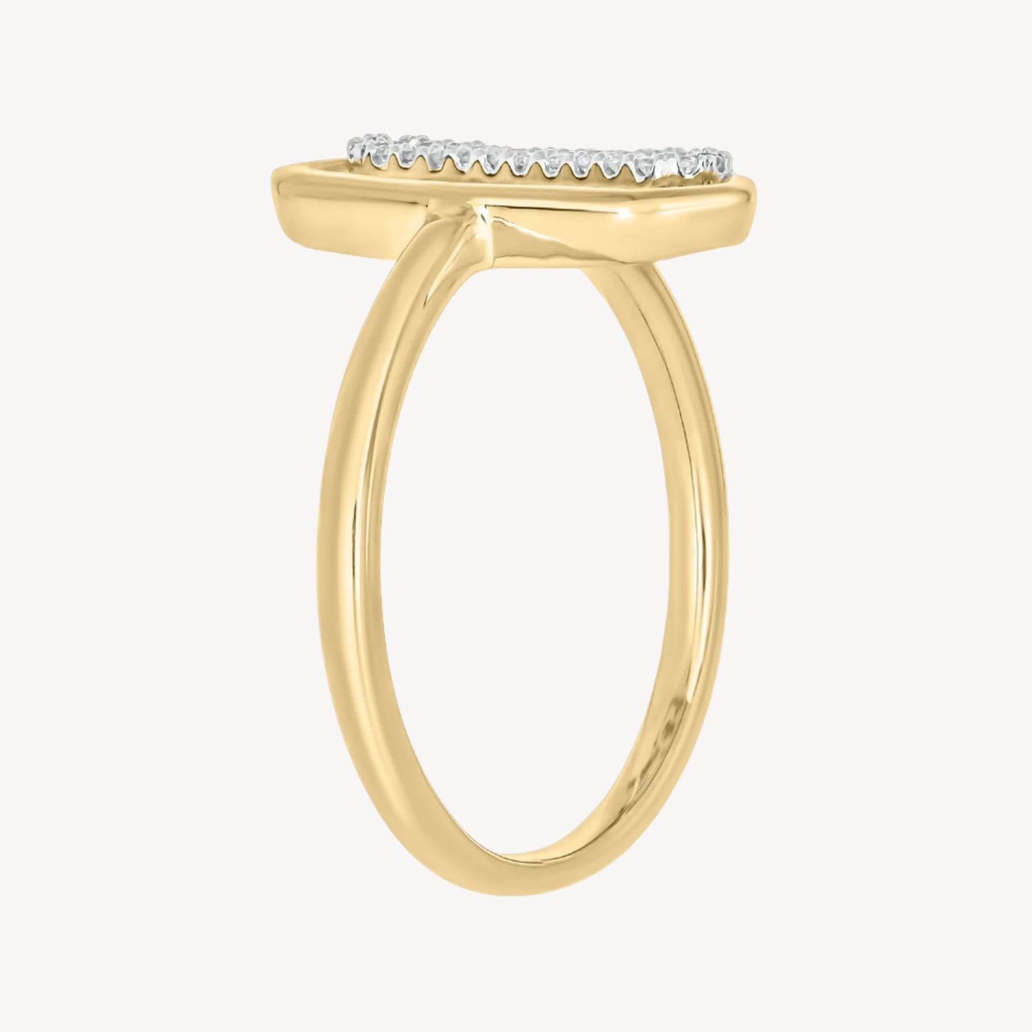 Skewed Paperclip Ring