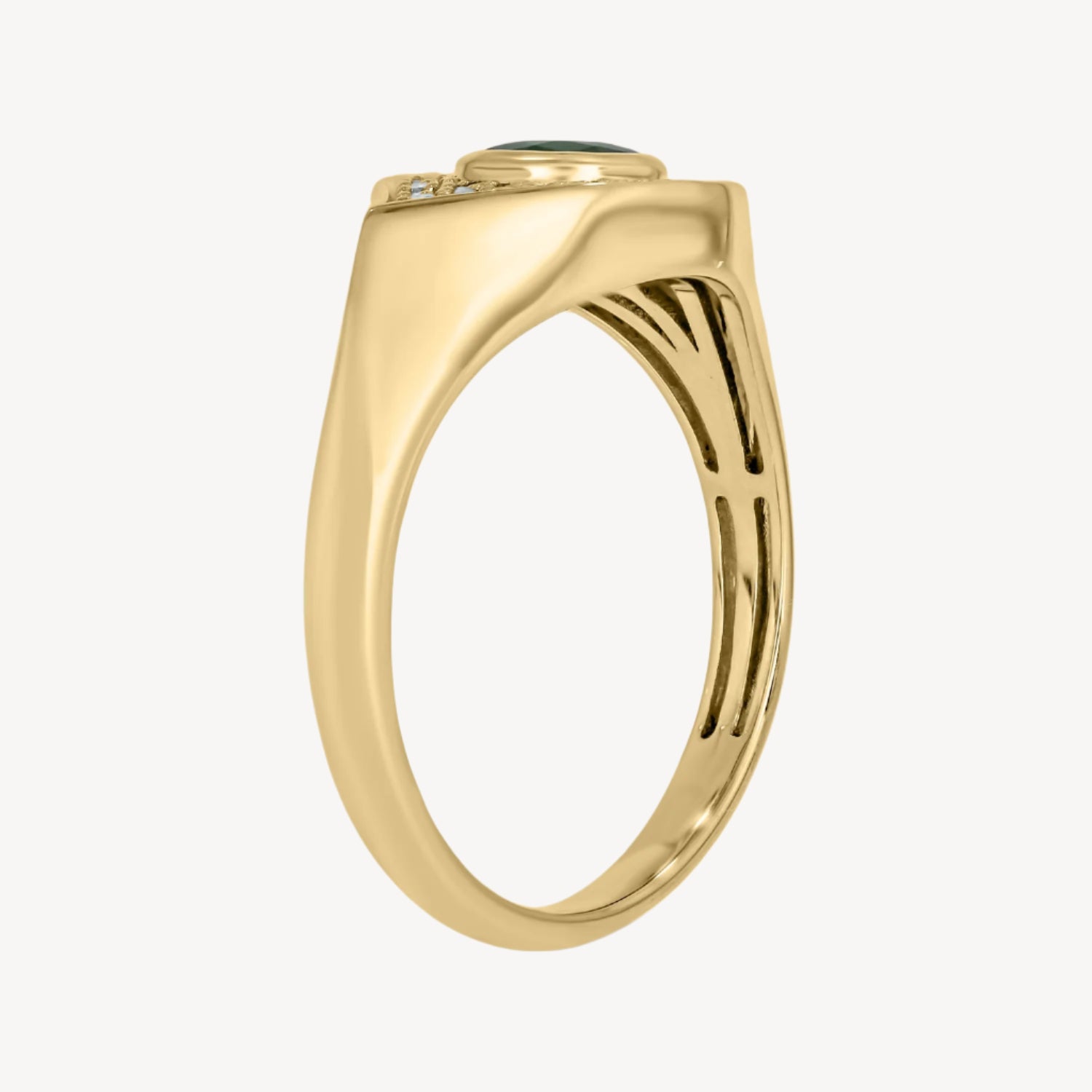 Verdant Eye Pinky Ring