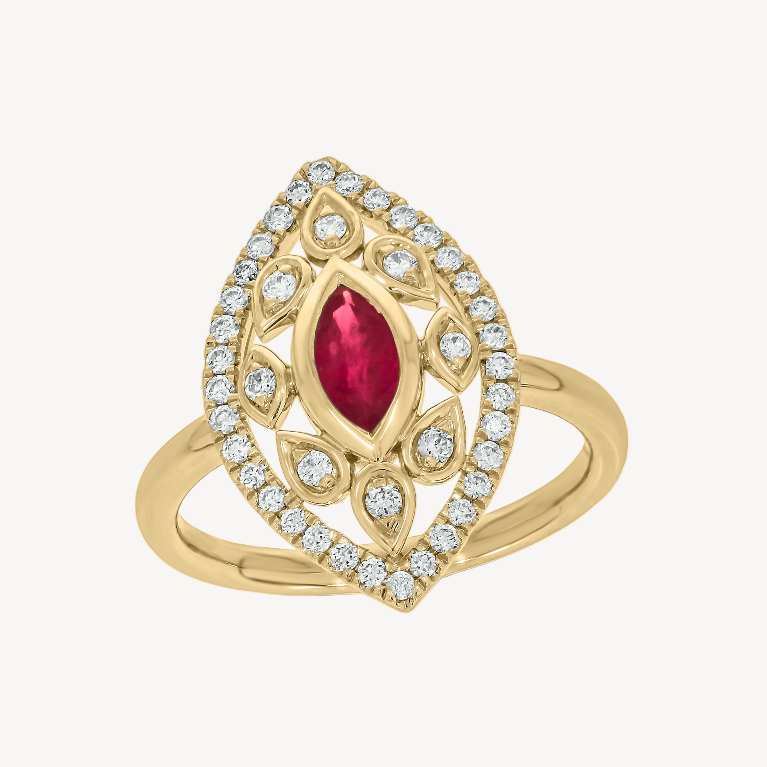 Ruby Velma Pinky Ring