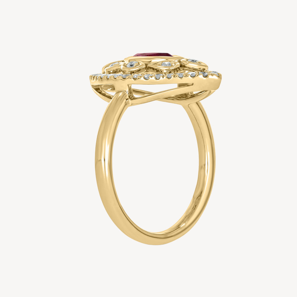 Ruby Velma Pinky Ring