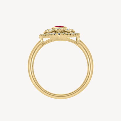 Ruby Velma Pinky Ring