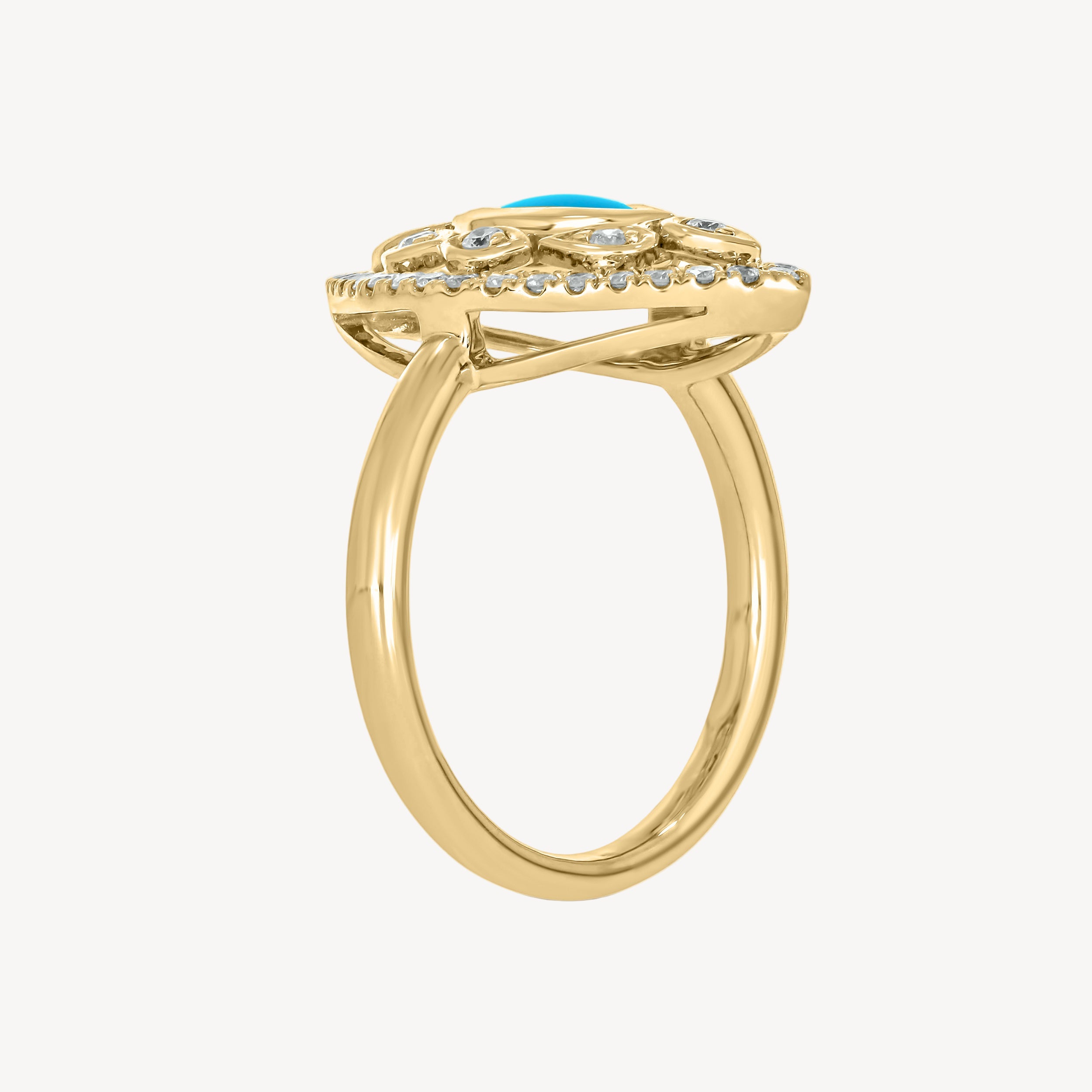 Turquoise Velma Pinky Ring