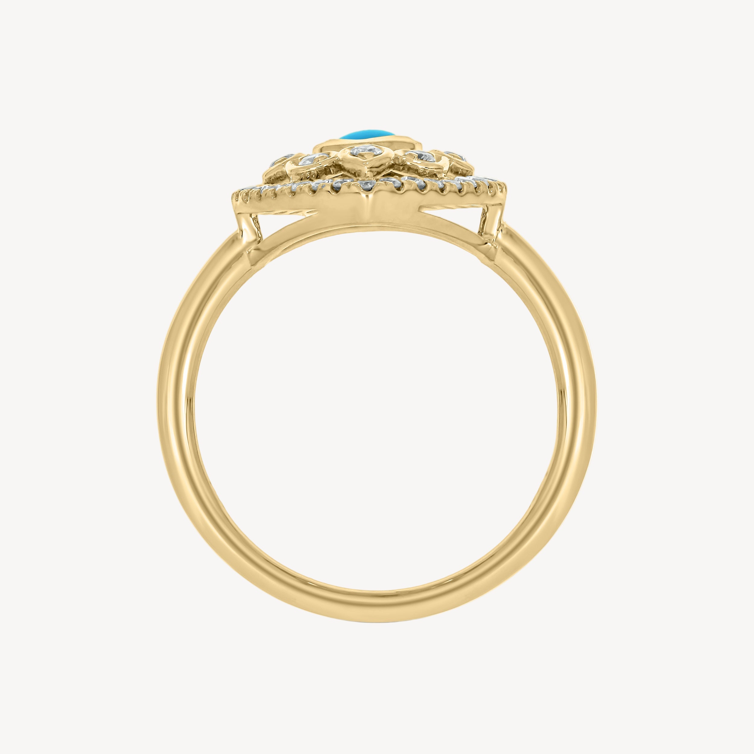 Turquoise Velma Pinky Ring